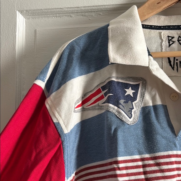 Vintage up-cycled Patriots Rugby Shirt - Picture 2 of 3